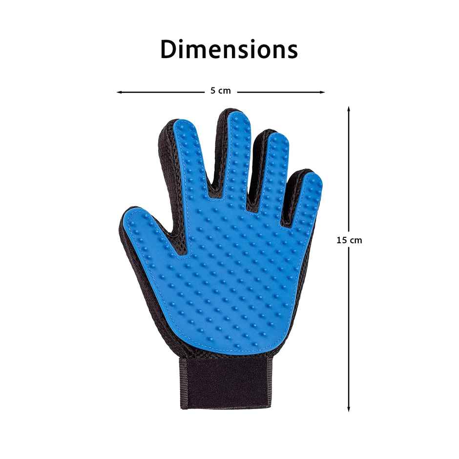 Urbanfix Pet Hair Gloves Flexible Grooming Gloves for Loose Fur Removal & Massaging Pets - Assorted