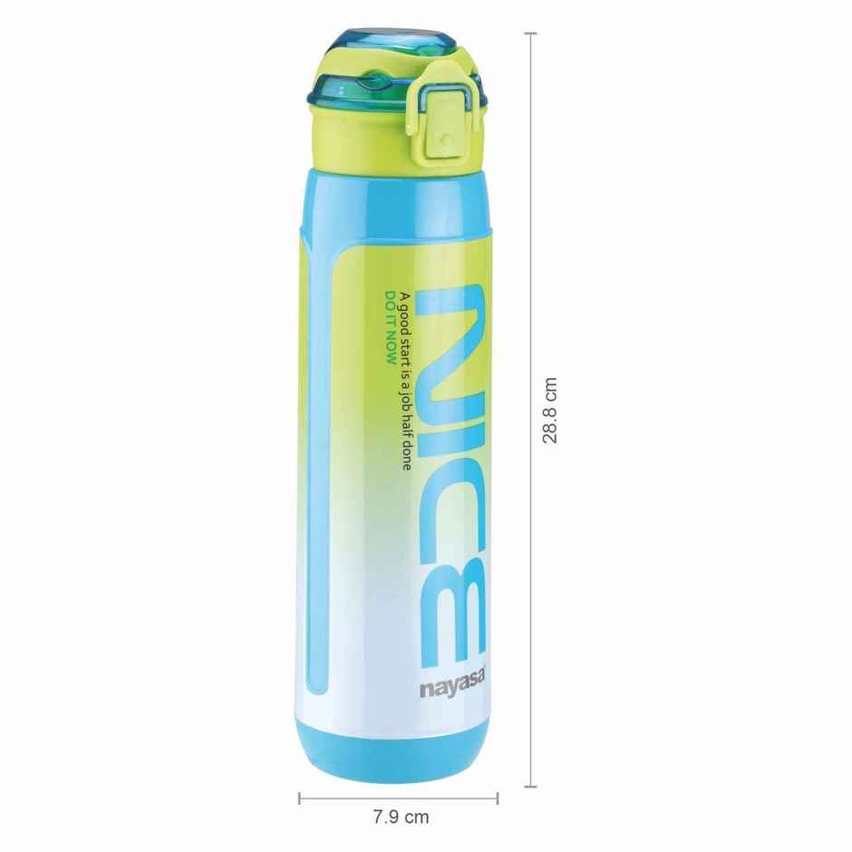 Nayasa Turbo Steel Bottle | Leakproof | BPA Free | Stylish & Durable | Green | 730 ml