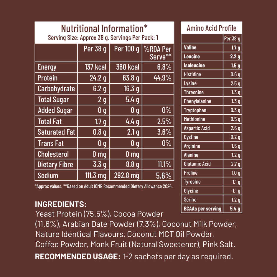 Mille Yeast Protein Dark Chocolate