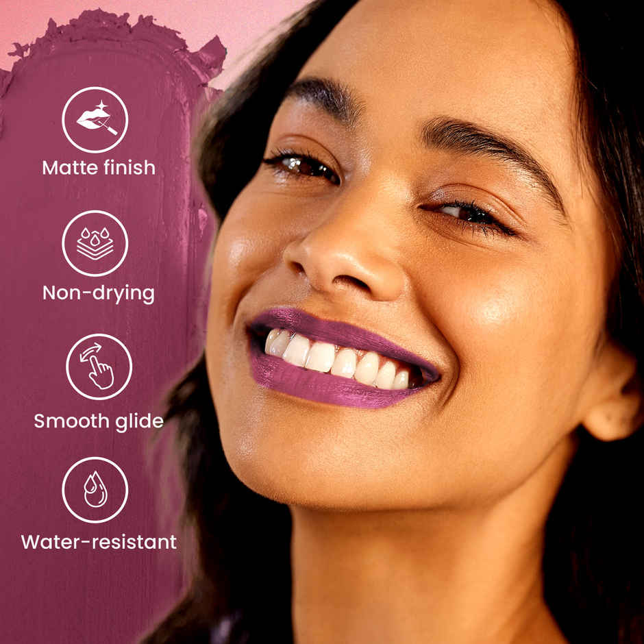 Swiss Beauty Pure Matte Lipstick | 216 Lust On