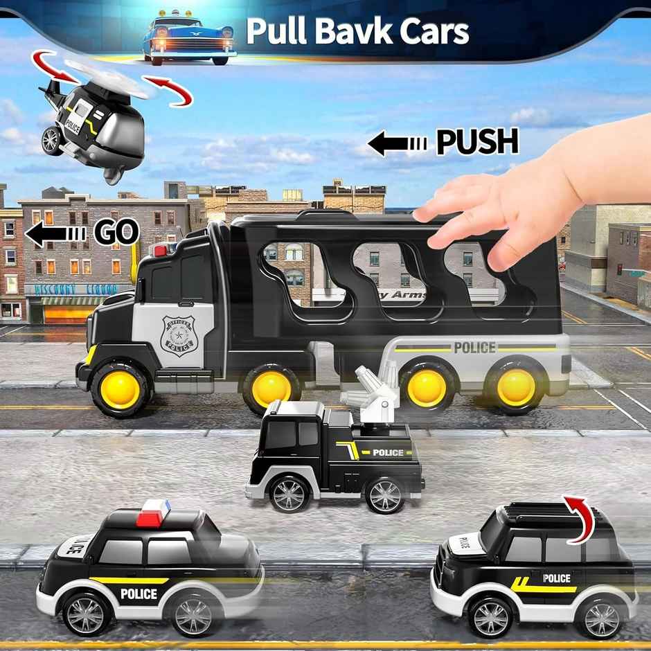 Toybharat Police Carrier Truck | Assorted