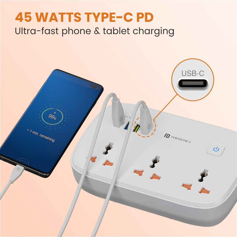 Portronics Power Plate 16 1440W Power Extender