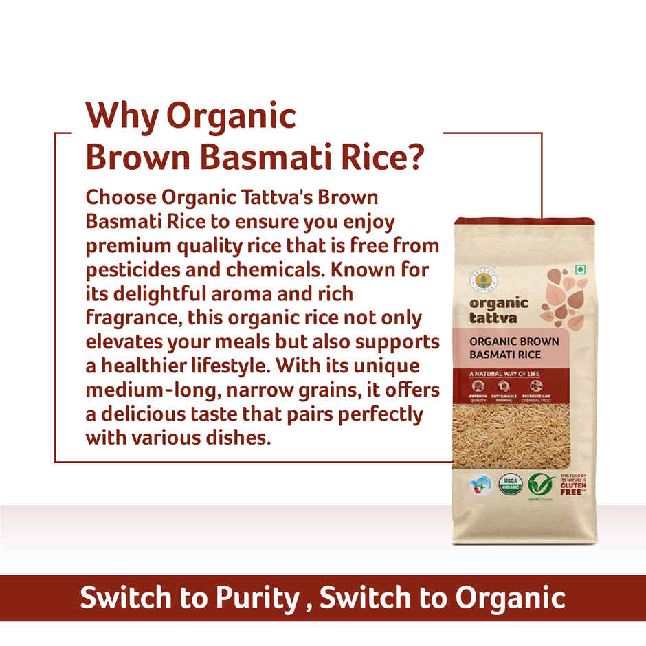 Organic Tattva Brown Basmati Rice