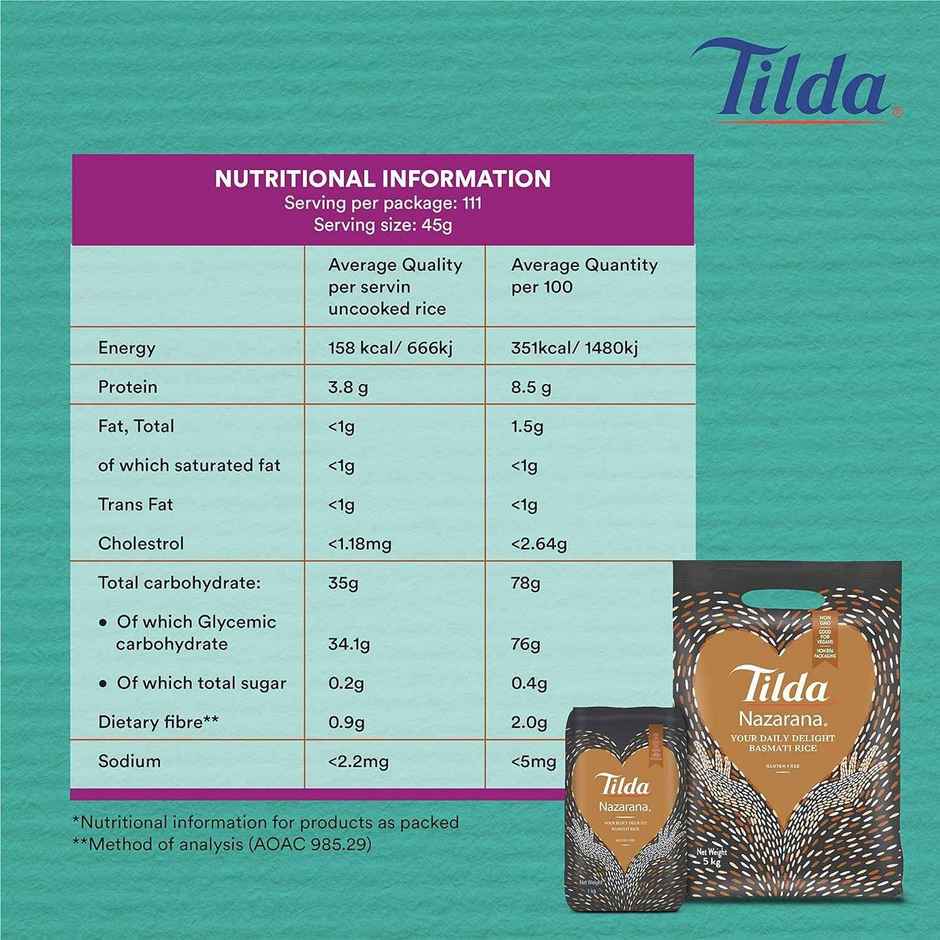 Tilda Nazrana Basmati Rice