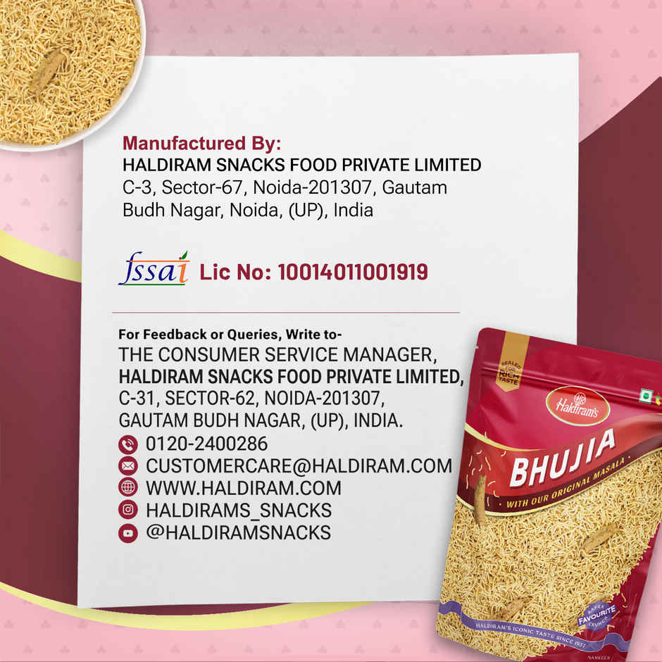 Haldiram's Bhujia | Spicy & Crunchy Snack
