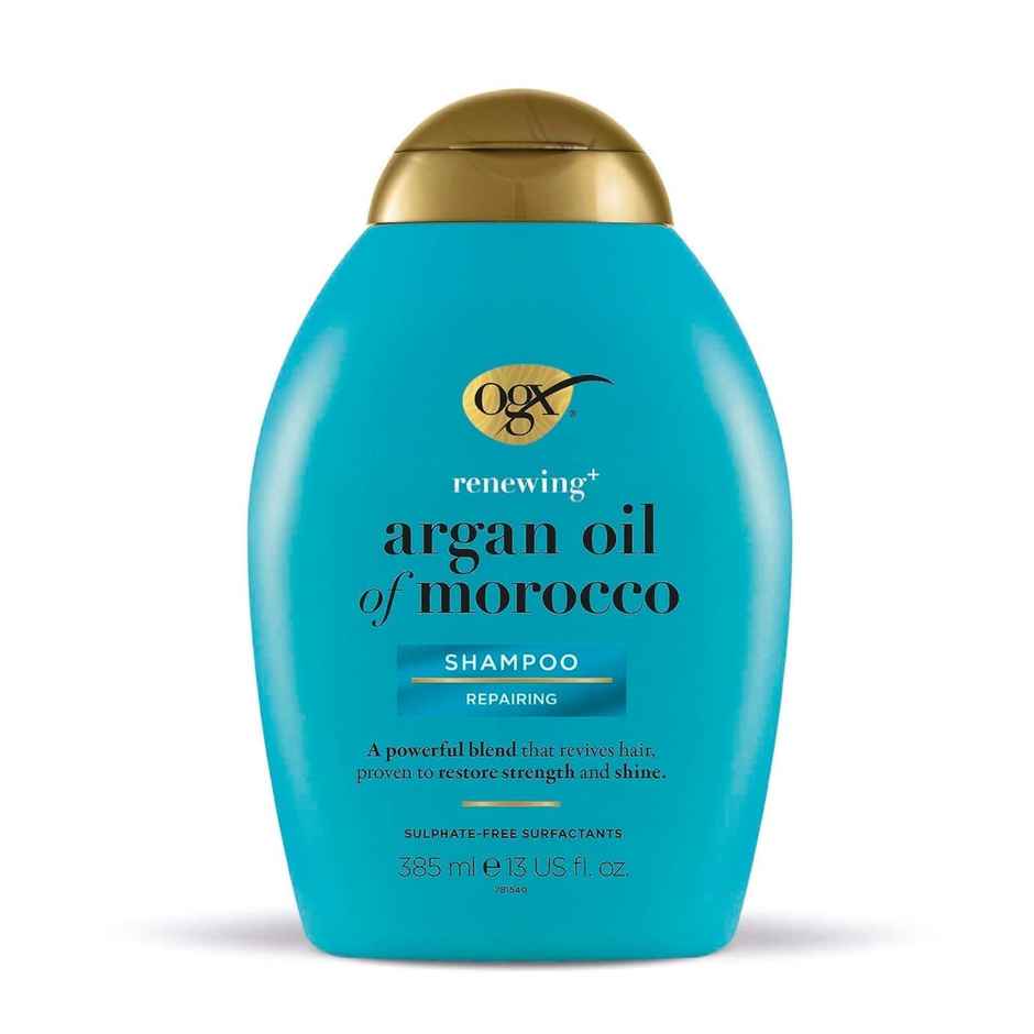 OGX Renewing + Argan Oil Of Morocco Hydrating Hair Shampoo, Cold-Pressed Argan Oil