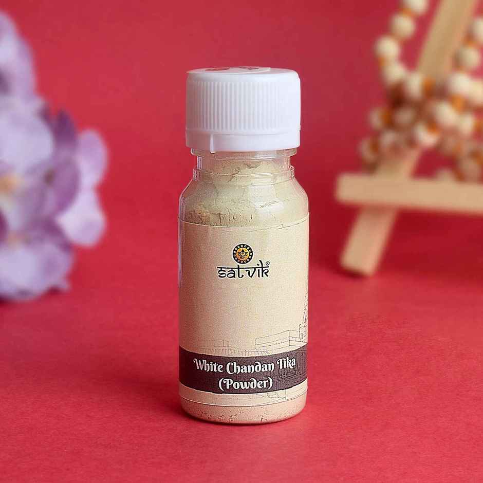 White Chandan/Gopi Chandan Tika (Safed Chandan Tilak) Powder