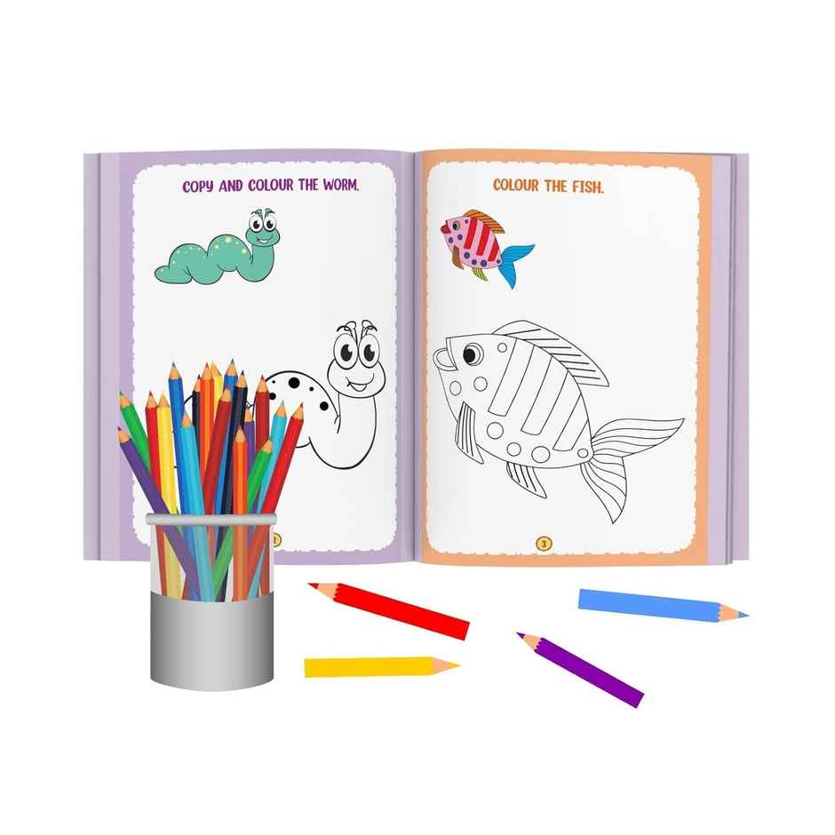 Brain Booster Activity Books Set (Set of 10 books) (Colourful Pages)