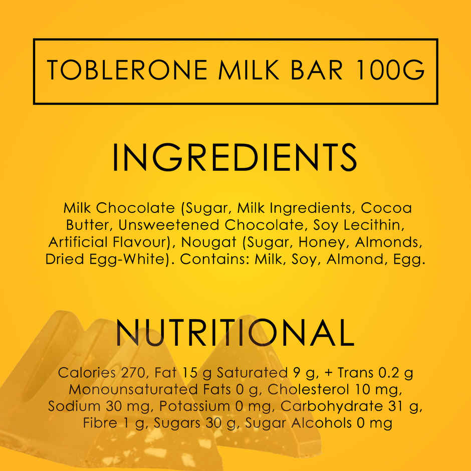 Toblerone Swiss Milk Chocolate