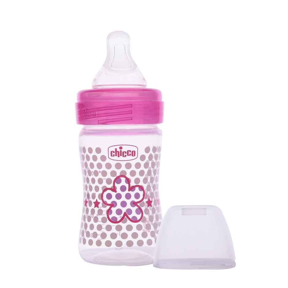 Chicco Feeding Bottle Wb Sil Physio Pink