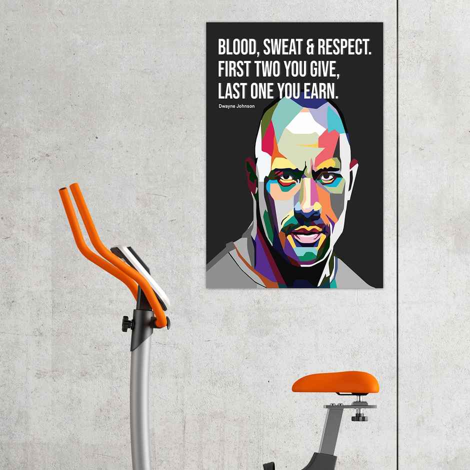 Paper Plane Design Sports Players Motivational Wall Posters | Size 12 x 18 Inch | D84