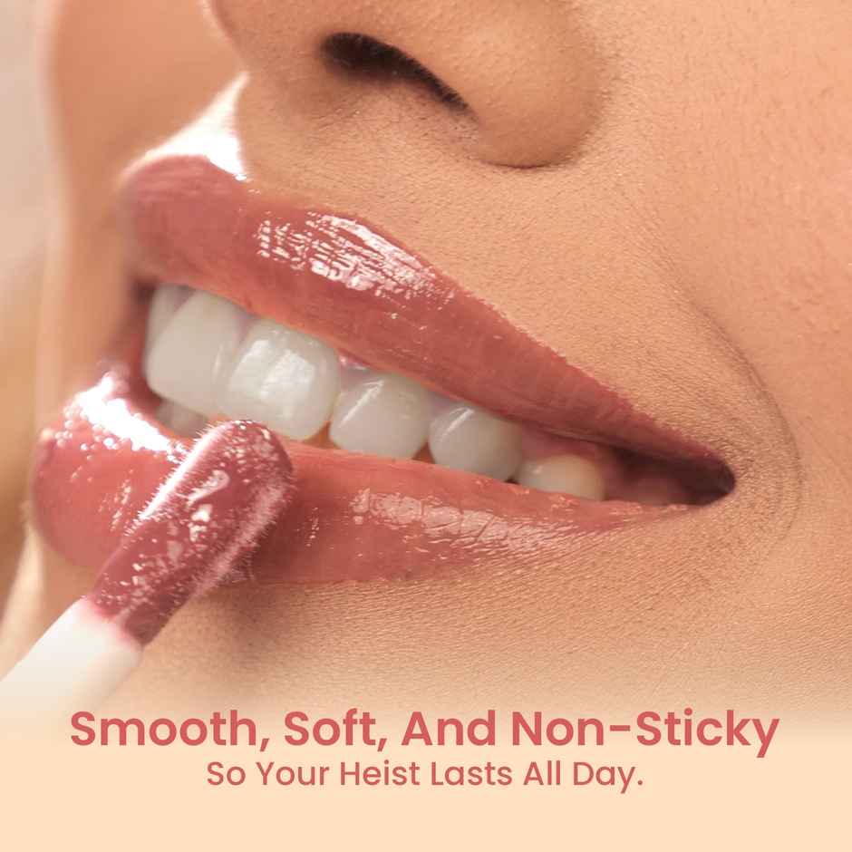 Swiss Beauty Moist Heist Tinted Lip Gloss Color & Shine, Non-Sticky With Vitamin E -4 Brown Scheme