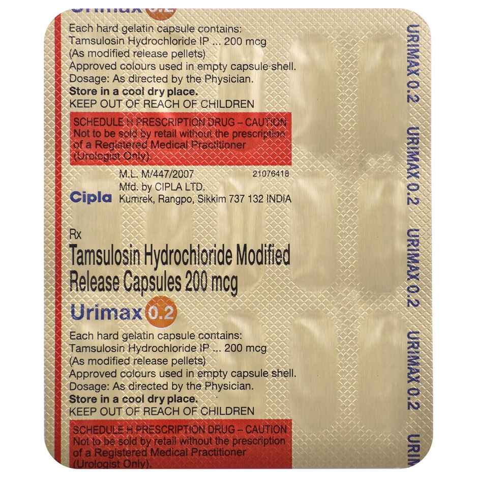 Urimax 0.2 Capsule
