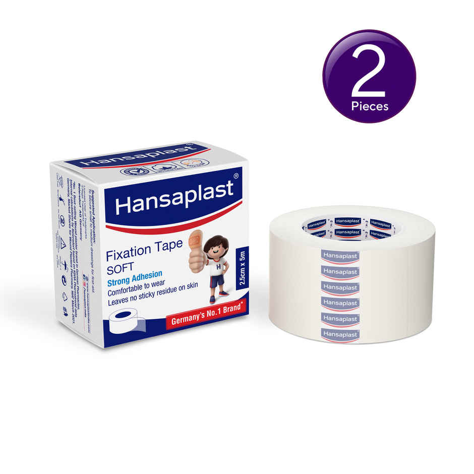 Hansaplast Fixation Tape (2.5 CM X 5M) Combo