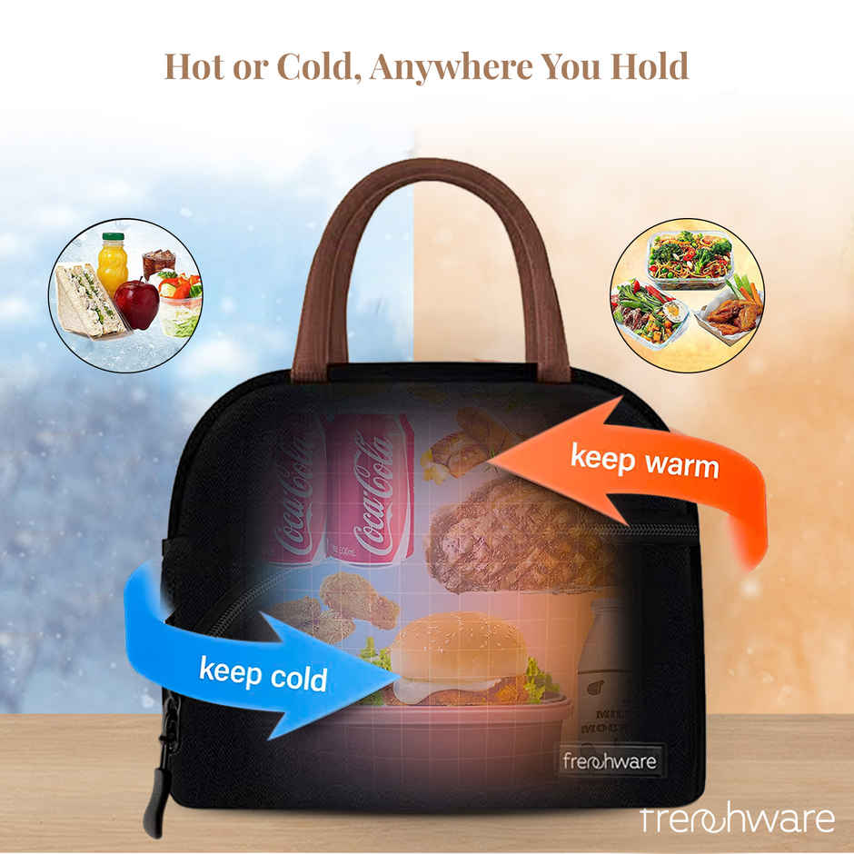 Frenchware Insulated Lunch Bag | Black
