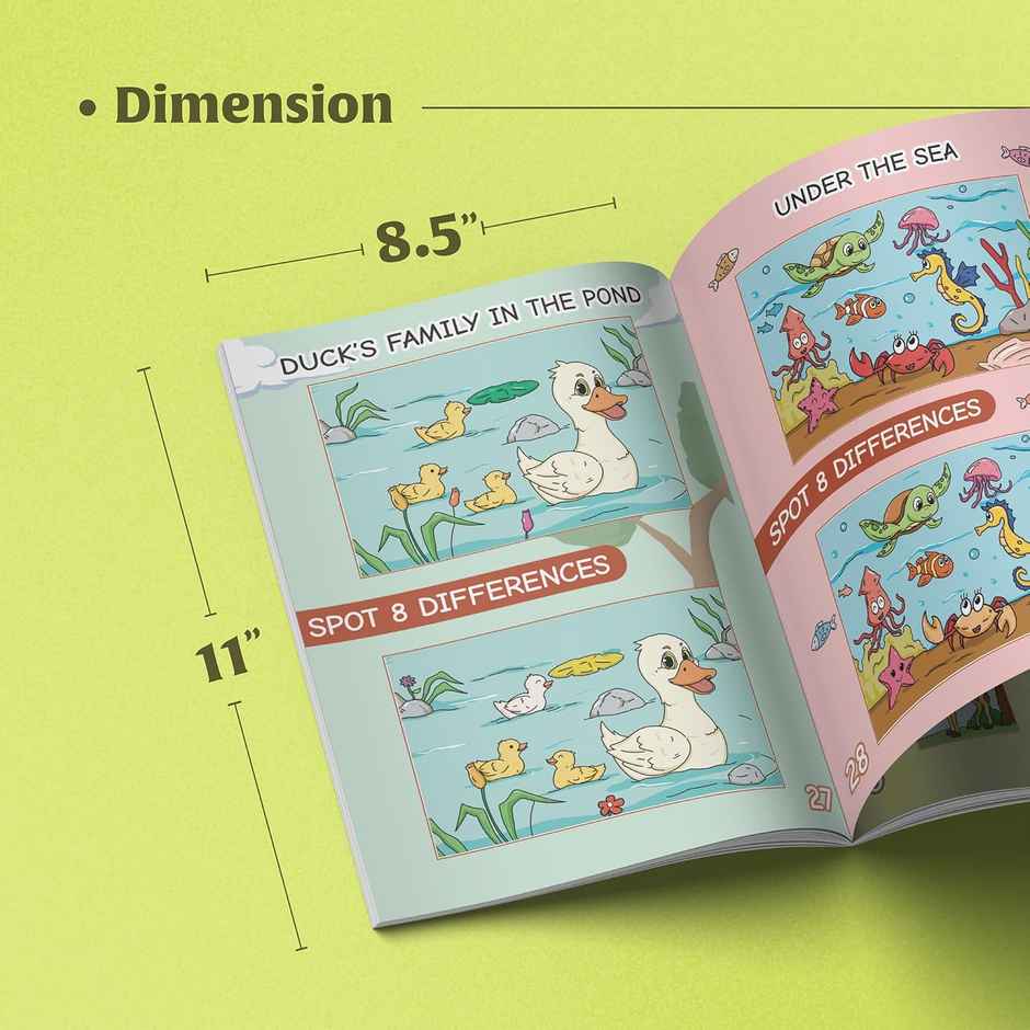 Oswaal Books Lil Legends Interactive Learning - Spot The Difference Book For Kids | Ages 4+
