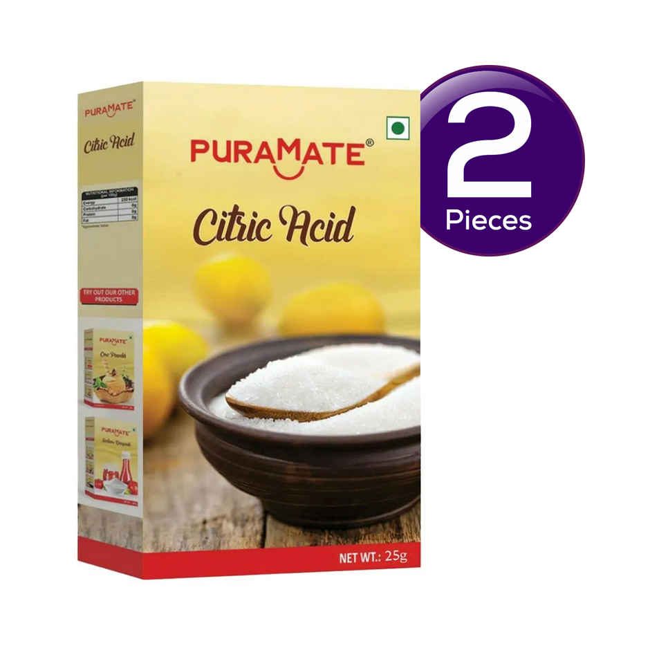 Puramate Citric Acid - Preserves Food | Boosts Immunity Combo