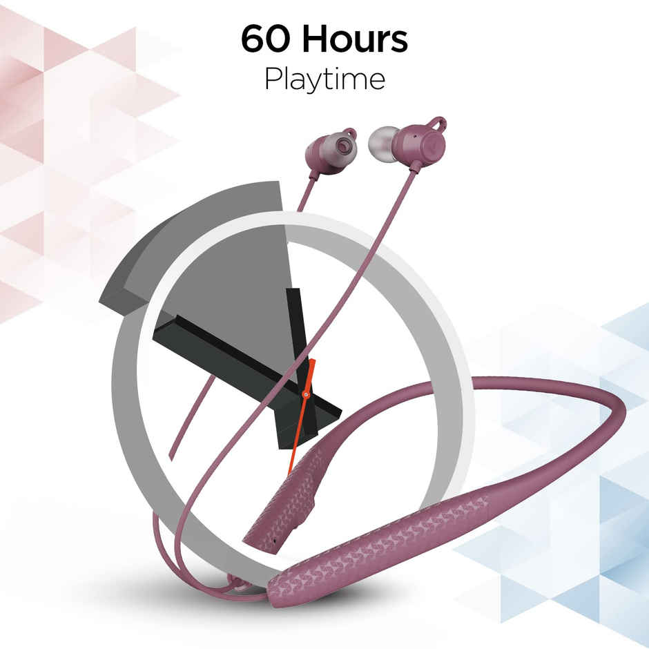 boAt Rockerz 255 Max Bt Neckband W - 60H Playtime Eq Modes Power Magnetic Earbuds Maverick Maroon