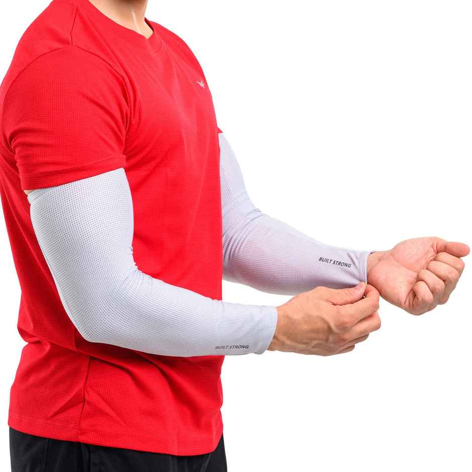 Xtrim UV Tan Protection Arm Sleeves - L (Grey)