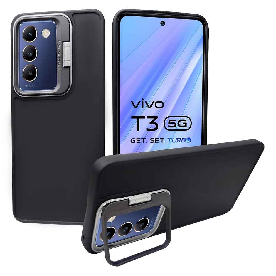 Artistque Case for Vivo T3 5g | Y200e 5g Back Cover - Camera Stand