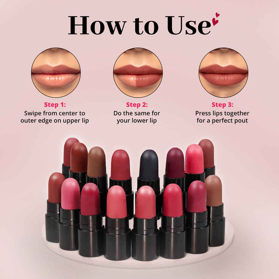 ENN Beauty Mini Lipstick Kit | pH Color Changing Lipstick | Set of 16