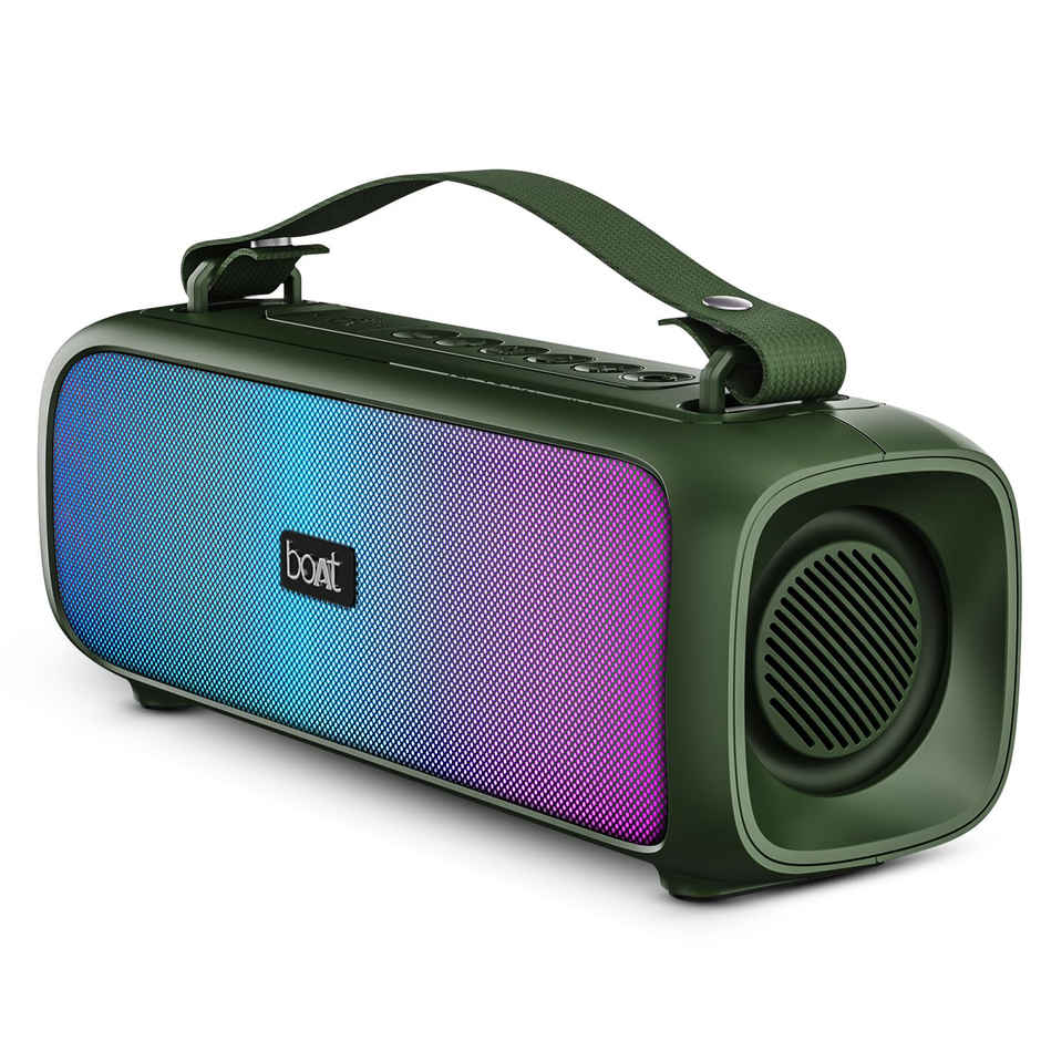 boAt Stone 580 BT Speaker w/ 12W RMS Stereo Sound, 8H Playtime & TWS Feature (Pine Green)
