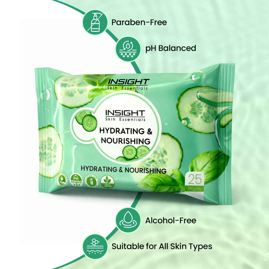 Insight Cosmetics Hydrating & Nourishing Wet Wipes