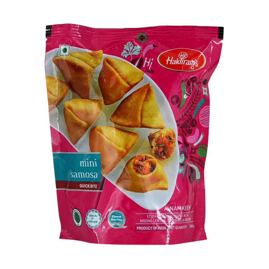 Haldiram's Namkeen | Mini Samosa | Crispy & Flavourful