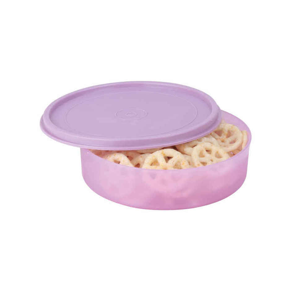 Joyo Fresherware Round Khakhra, Papad, Roti Storage Container, 750ml, Assorted
