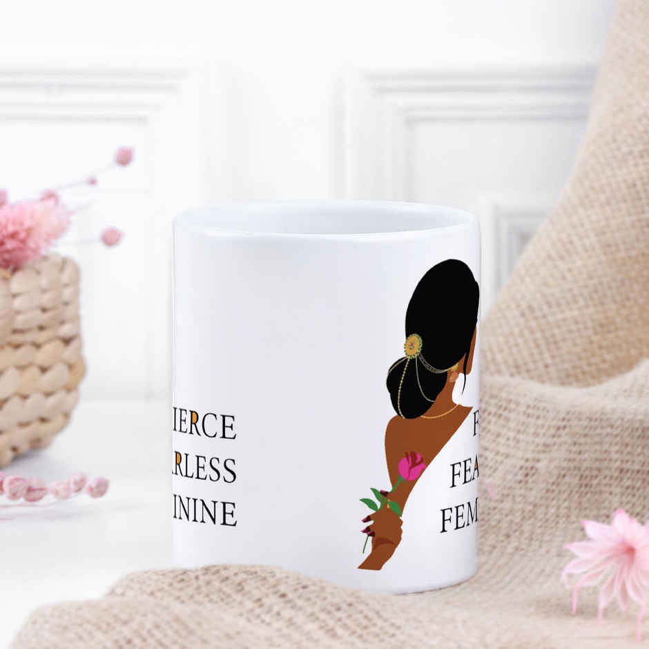 Womens Day Fierce and Fearless Mug | FNP