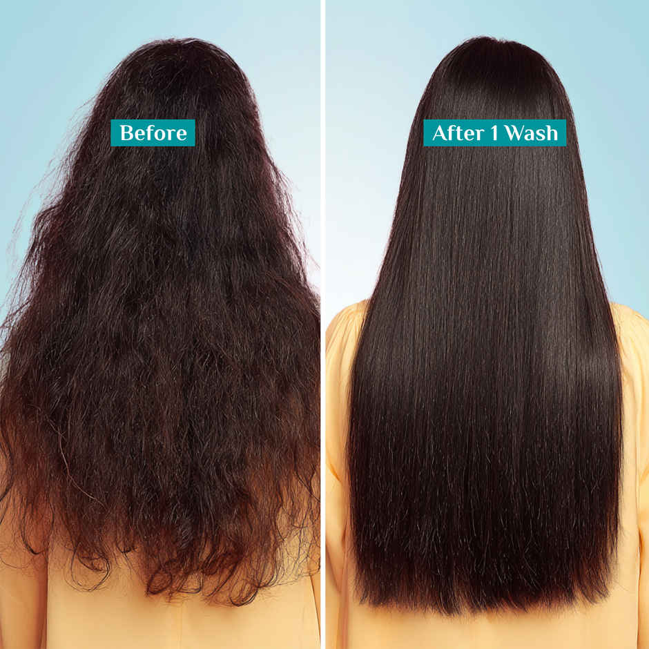 Pilgrim Keratin & Amazonian Patua Smoothening Shampoo for Smooth, Frizzy & Shinier Hair