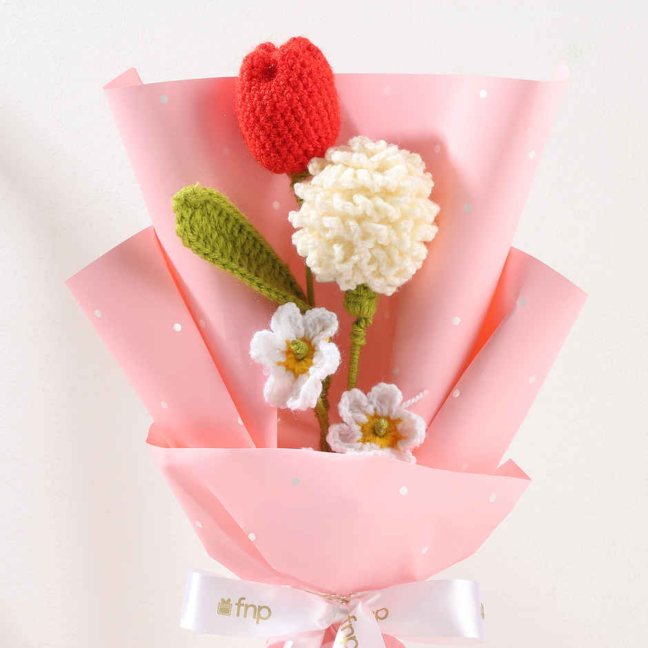 Crochet Flower Petals Bouquet | Keepsake Gift | FNP