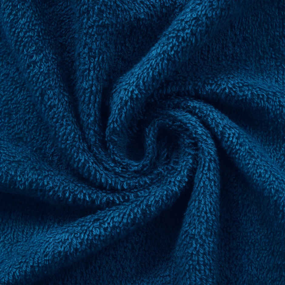 Story@Home 100% Cotton 450 6 Piece Face Towel Navy Solid