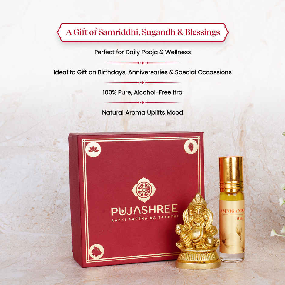 Kuber Samariddhi Gift Combo with Rajnigandha Itra