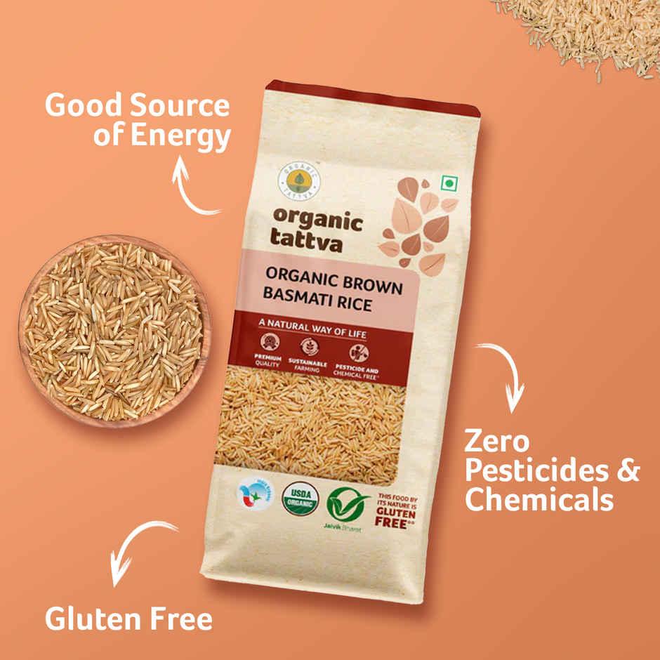 Organic Tattva Brown Basmati Rice