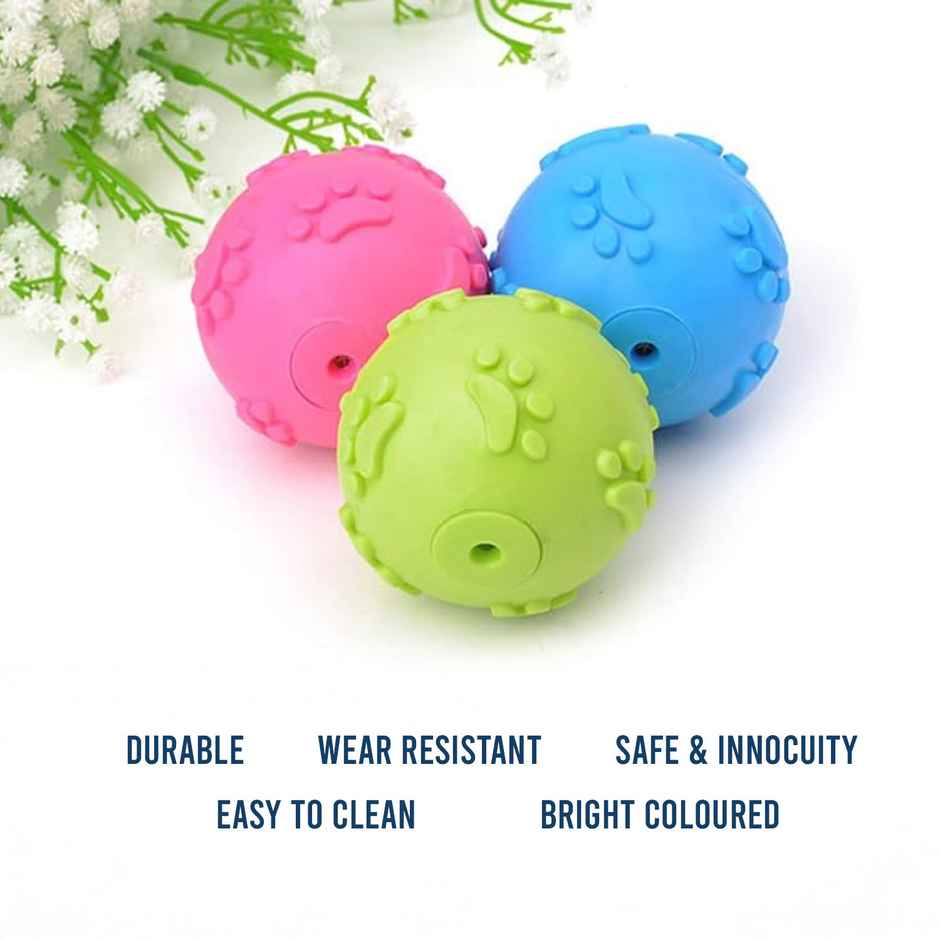 Urbanfix Squeaky Pet Toy Interactive No-Stuffing Toy for Small & Medium Breeds - Assorted