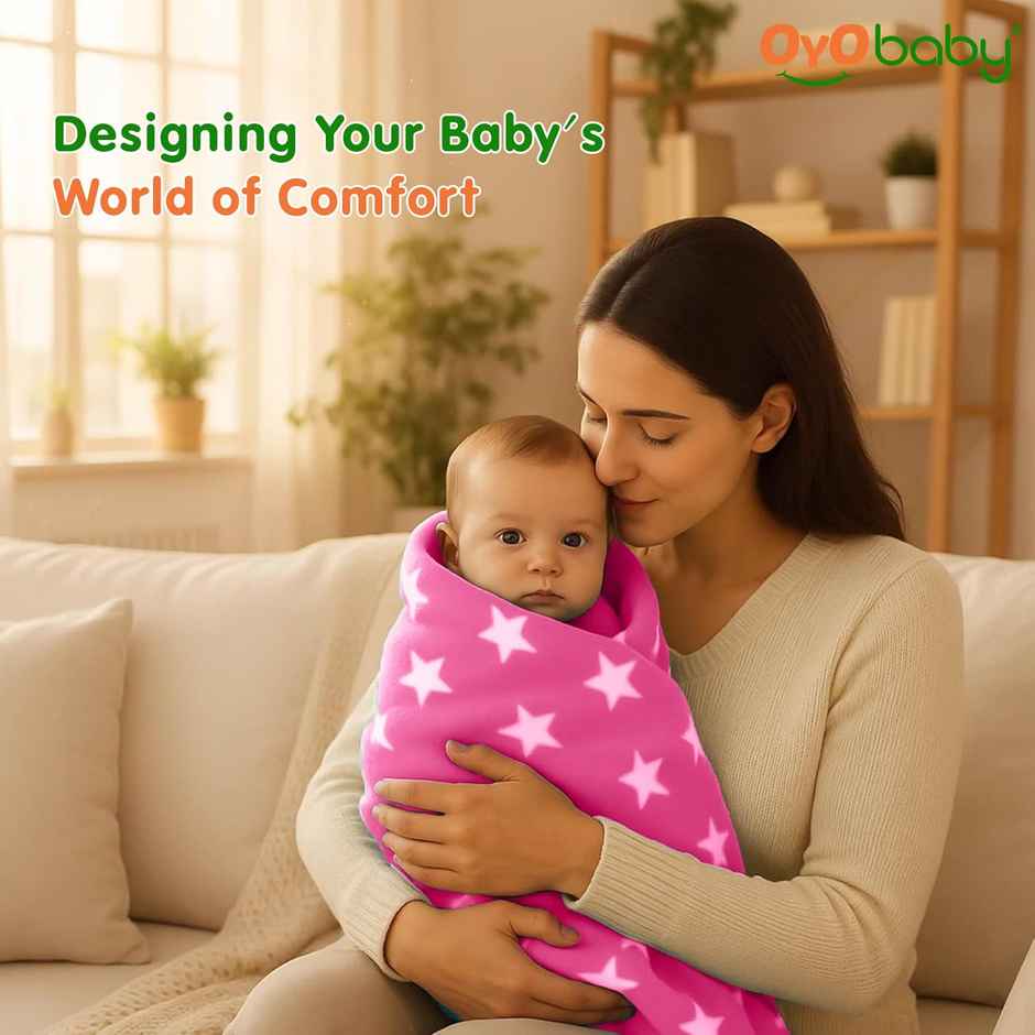 Oyo Baby Hooded Blanket Wrapper Swaddle 0-6 Months | Assorted