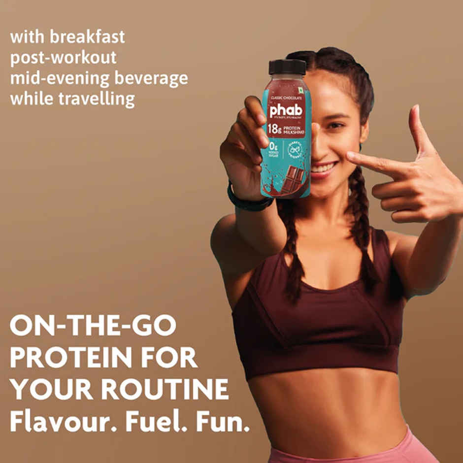 Phab 18g Protein Classic Chocolate Milkshake