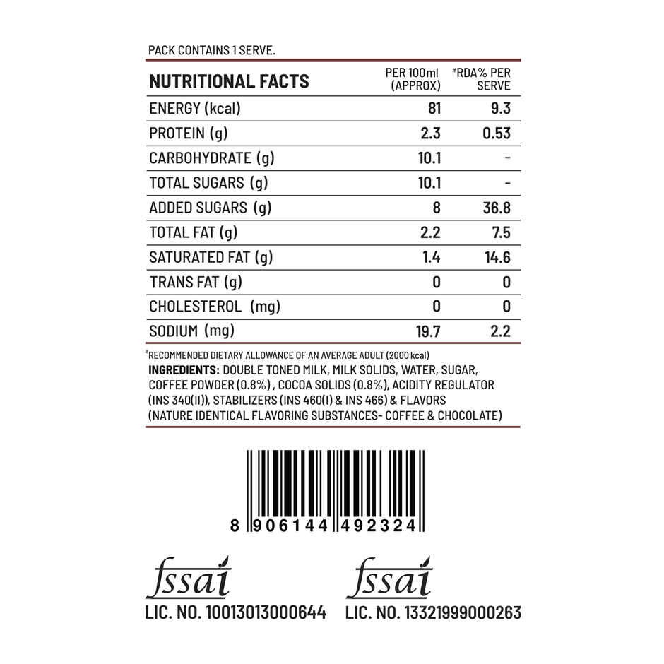 Sleepy Owl Belgian Mocha Cold Coffee Can