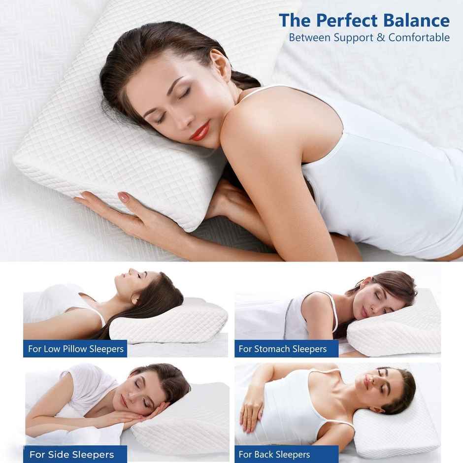 Trajectory Memory Foam Bed Pillows Cervical Pillow For Neck And Shoulder Pain