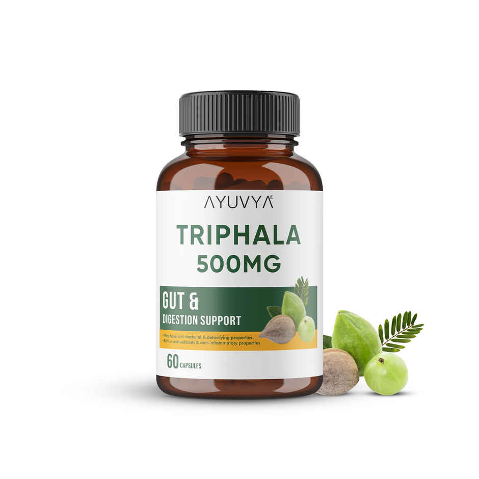 Ayuvya Triphala Health Supplement for Digestion Support