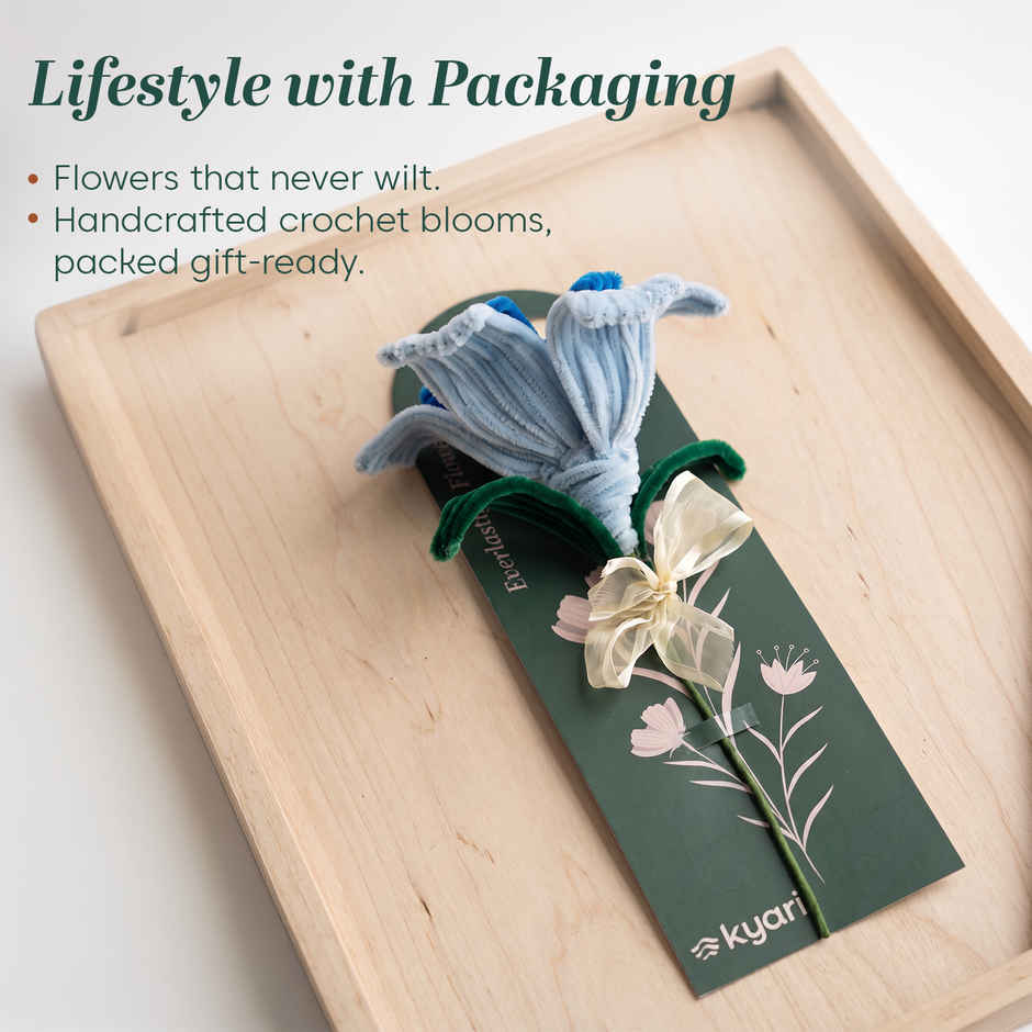 Kyari Handmade Blue Lily Flower
