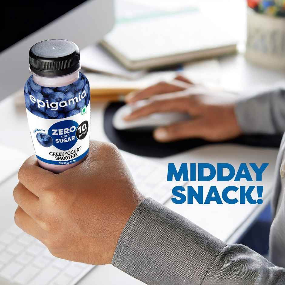 Epigamia Greek Yogurt Blueberry Smoothie Combo