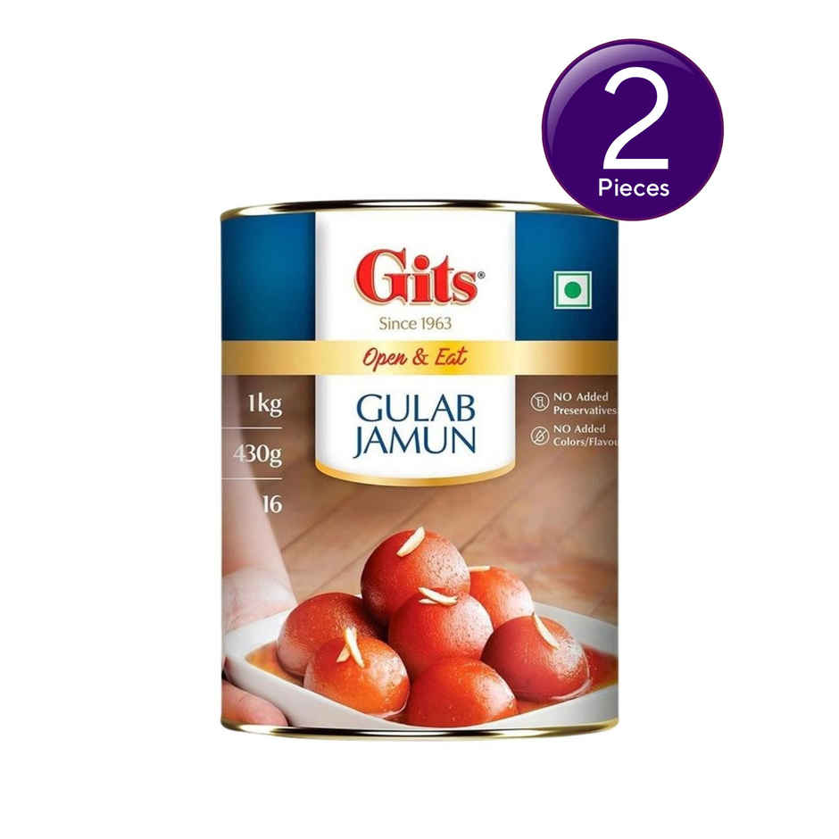 Gits Gulab Jamun Open & Eat (Tin) Combo