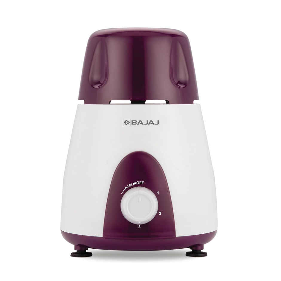 Bajaj Rex Mixer Grinder | 500 W | 3 Jars - Purple
