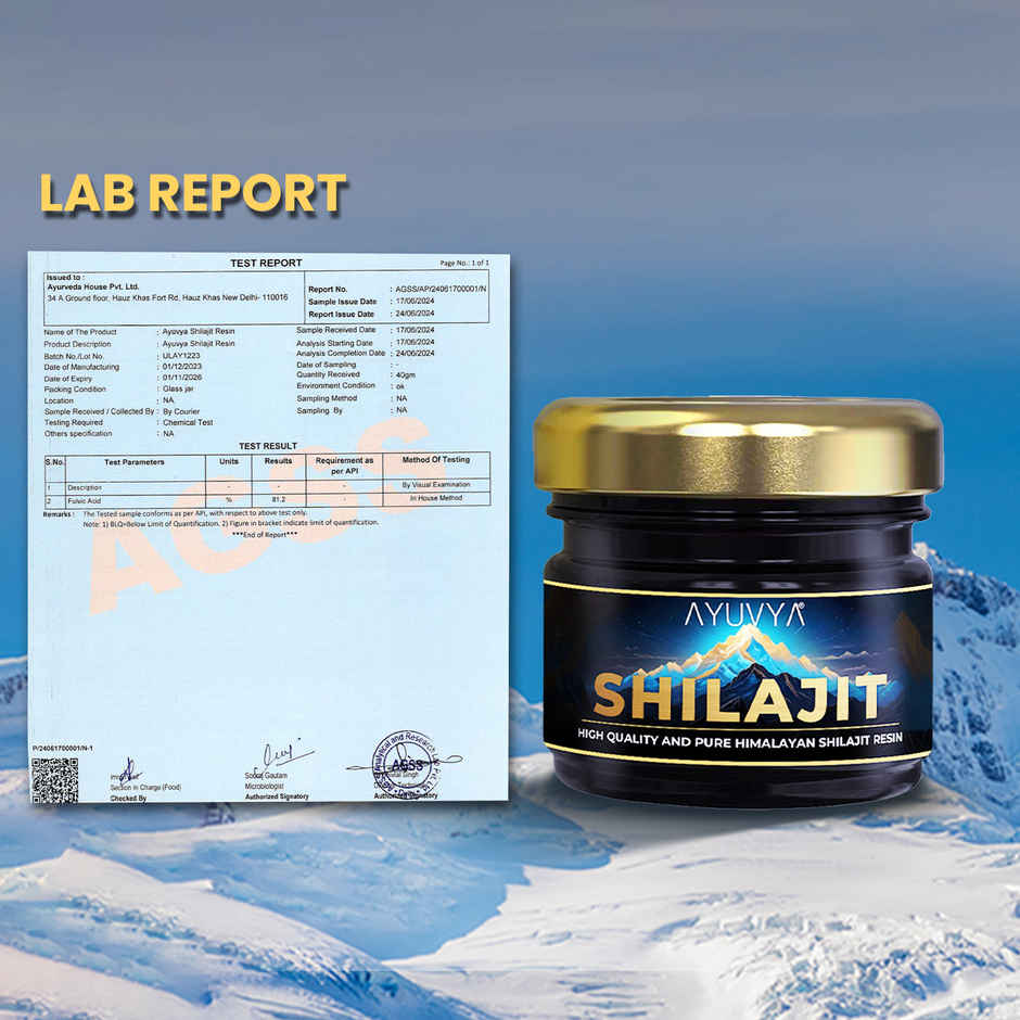 Ayuvya Himalyan Shilajit Resin, High Quality & Pure