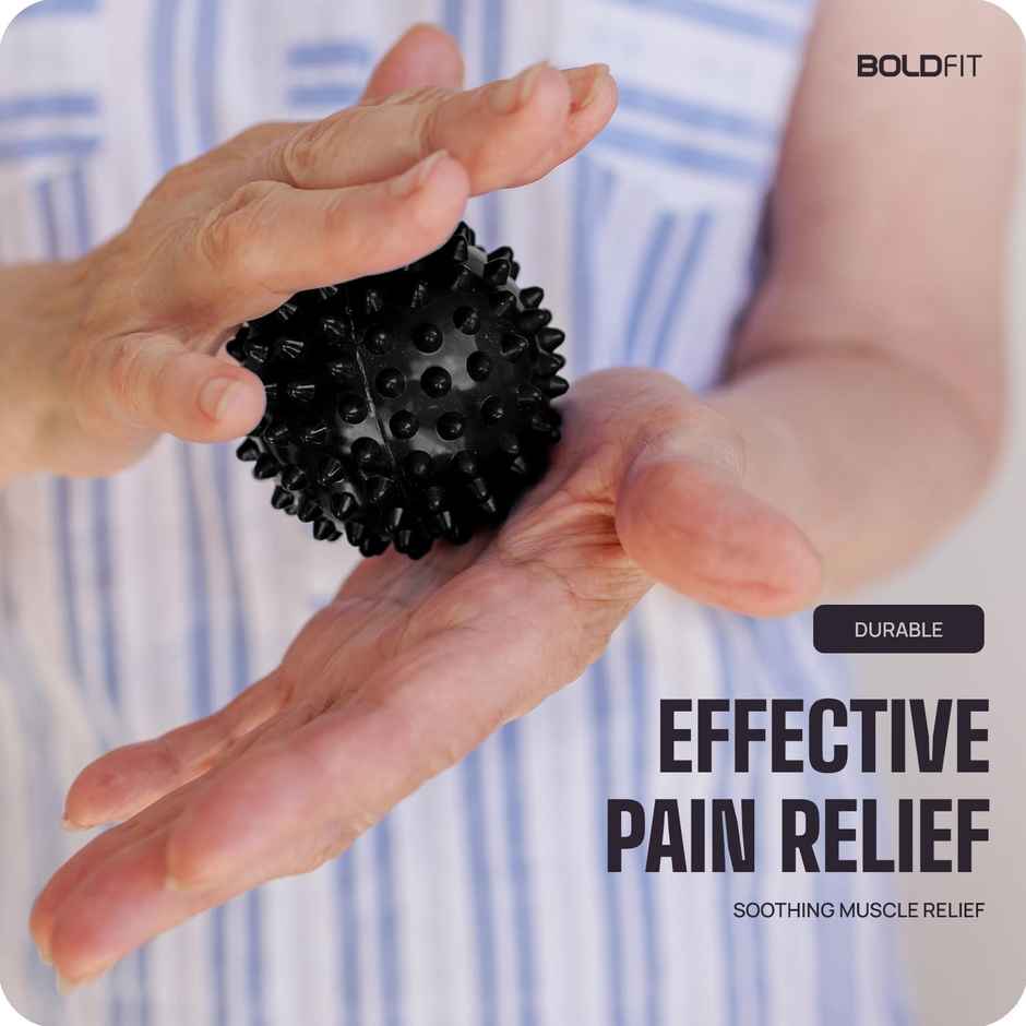 Boldfit Spike Massage Ball For Physiotherapy Spike Ball High Density Massage Roller