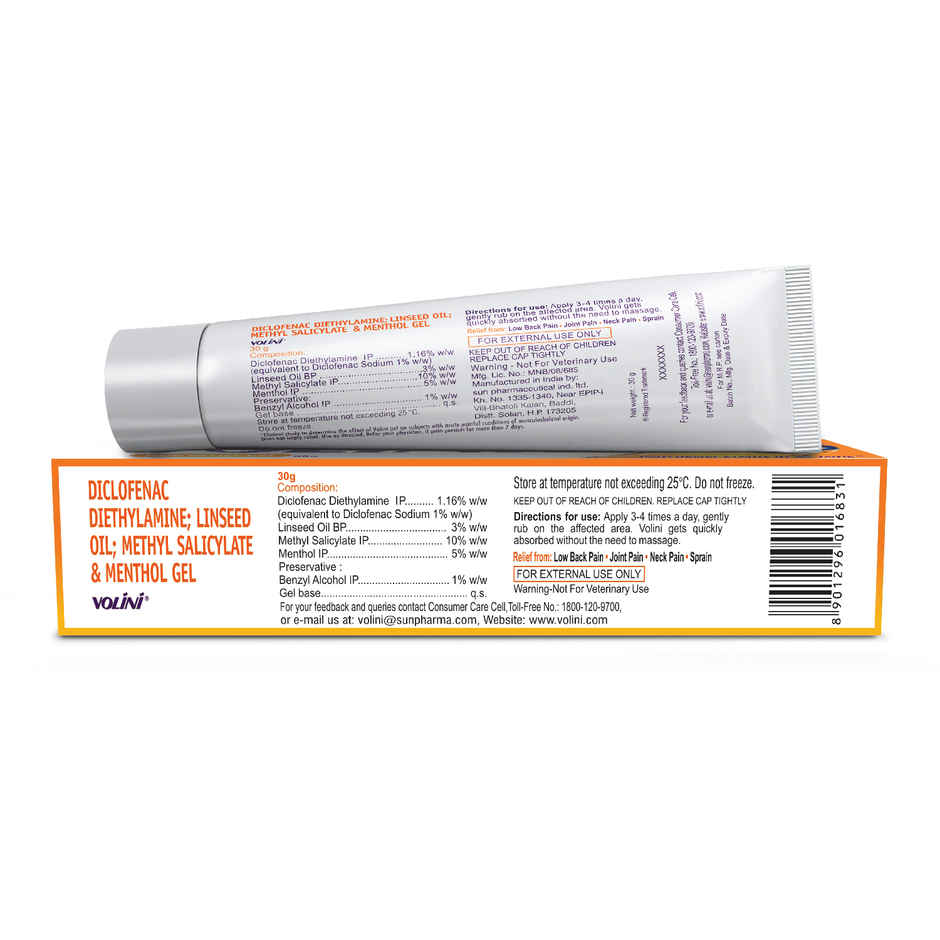 Volini Pain Relief Gel