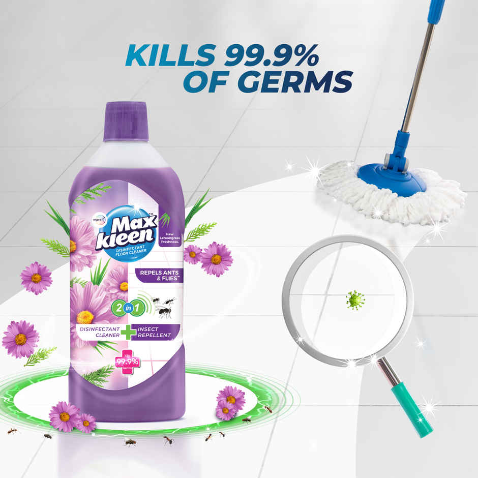 Maxkleen Insect Repellent Floor Cleaner | Lemongrass Combo 