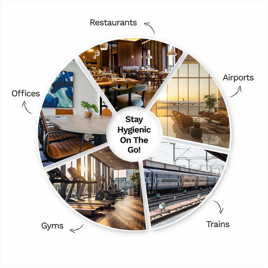 Pee Safe Toilet Seat Sanitizer Spray (Mint)